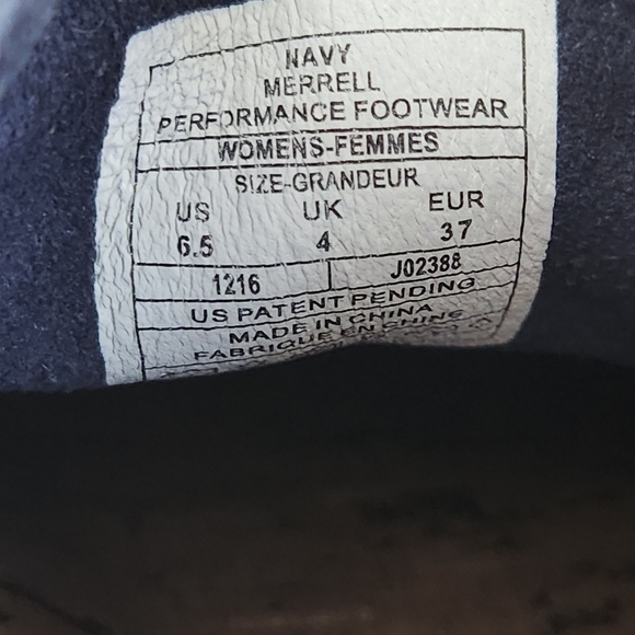 MERRELL Women's Around Town Lace Air blue size 6.5 great condition! - Picture 9 of 11